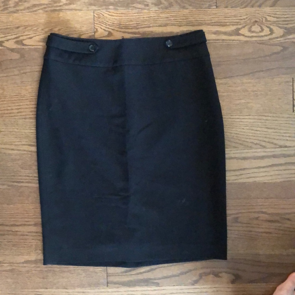 Black pencil skirt